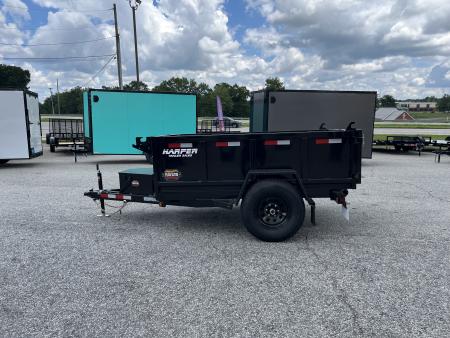 New 2027 PROSPECTOR 5X8 6K SINGLE AXLE DUMP TRAILER WITH 2' WALLS