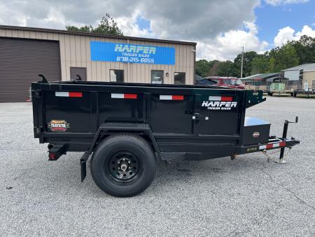 New 2027 PROSPECTOR 5X8 6K SINGLE AXLE DUMP TRAILER WITH 2' WALLS