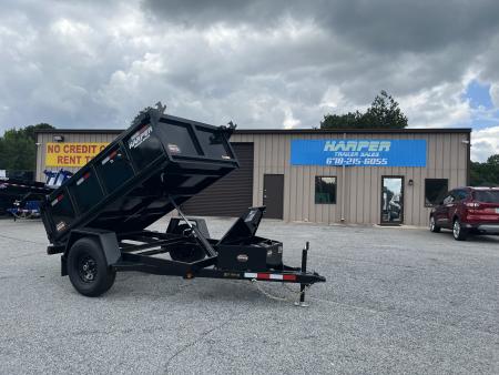 New 2027 PROSPECTOR 5X8 6K SINGLE AXLE DUMP TRAILER WITH 2' WALLS