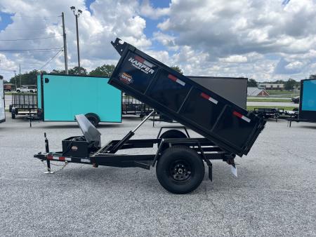 New 2027 PROSPECTOR 5X8 6K SINGLE AXLE DUMP TRAILER WITH 2' WALLS