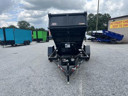 New 2027 PROSPECTOR 5X8 6K SINGLE AXLE DUMP TRAILER WITH 2' WALLS