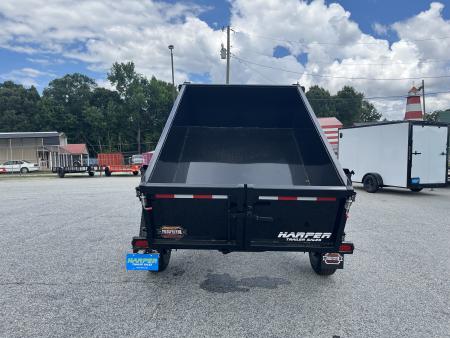 New 2027 PROSPECTOR 5X8 6K SINGLE AXLE DUMP TRAILER WITH 2' WALLS