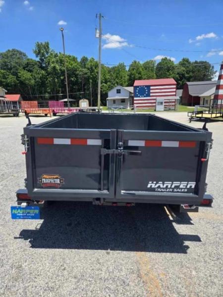 New 2027 PROSPECTOR 5X8 6K SINGLE AXLE DUMP TRAILER WITH 2' WALLS