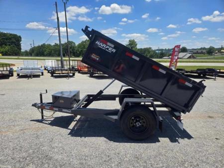 New 2027 PROSPECTOR 5X8 6K SINGLE AXLE DUMP TRAILER WITH 2' WALLS