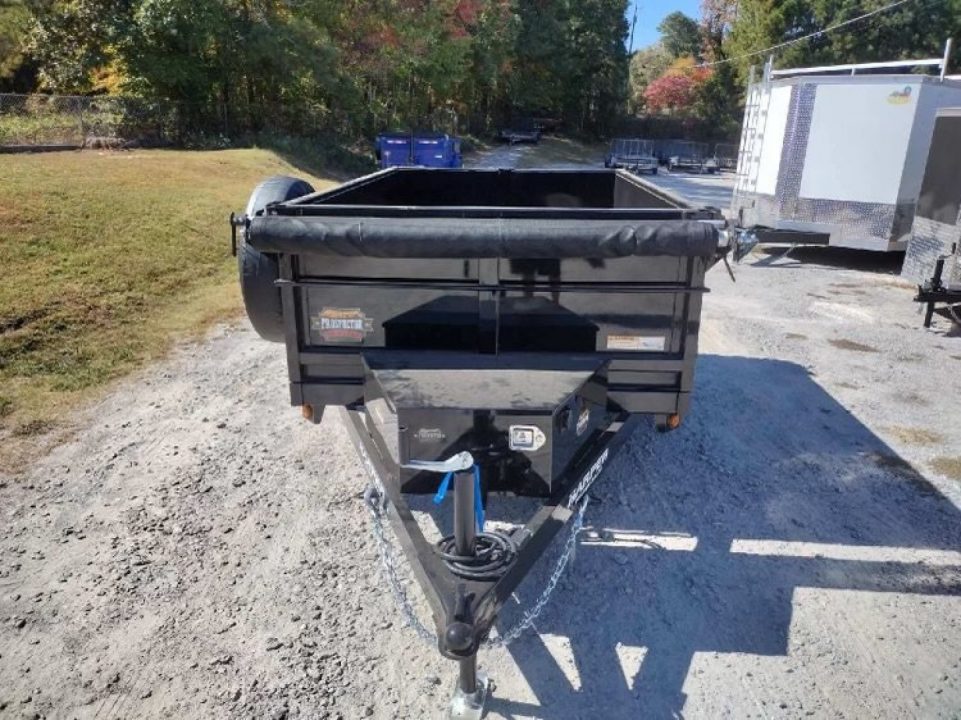 New 2027 PROSPECTOR 5X8 6K SINGLE AXLE DUMP TRAILER WITH 2' WALLS AND SPARE TIRE