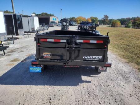 New 2027 PROSPECTOR 5X8 6K SINGLE AXLE DUMP TRAILER WITH 2' WALLS AND SPARE TIRE