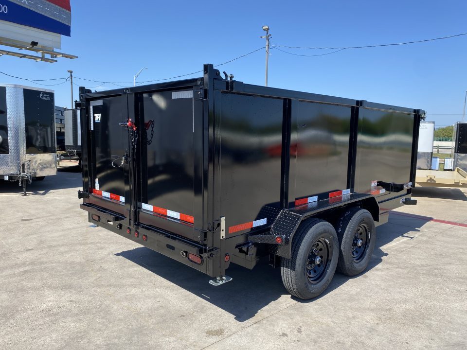 New 2026 Top Hat DE14 7x14x4 Dump Trailer