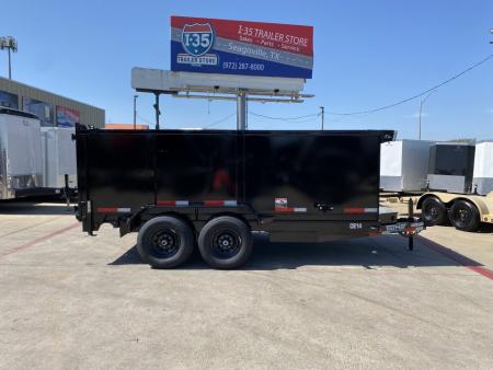 New 2026 Top Hat DE14 7x14x4 Dump Trailer