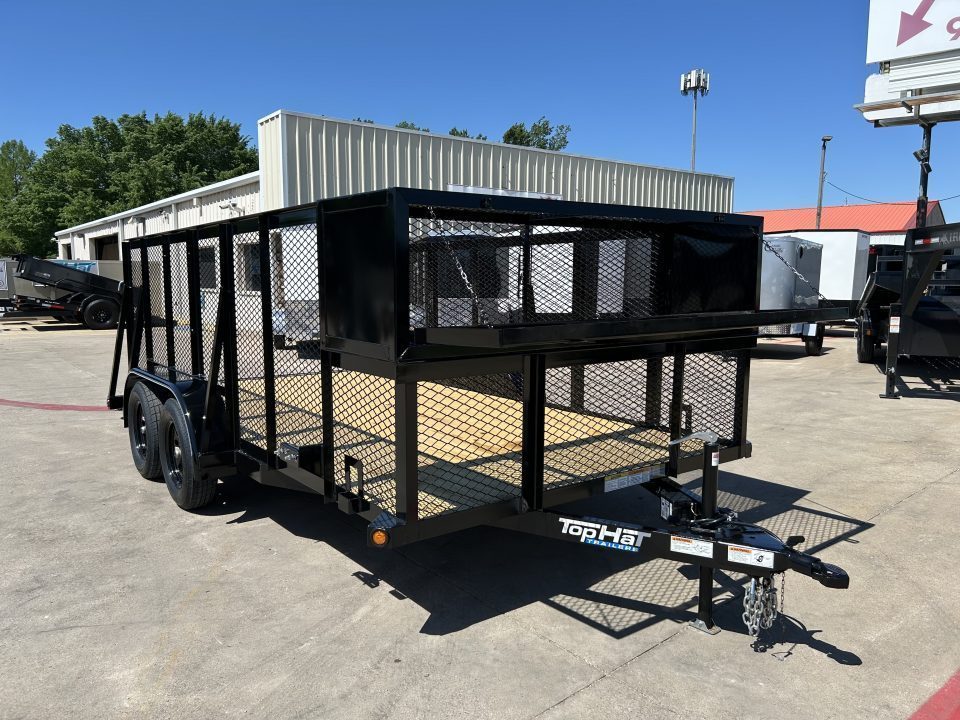 New 2026 Top Hat LS07 83x14 Landscape Trailer