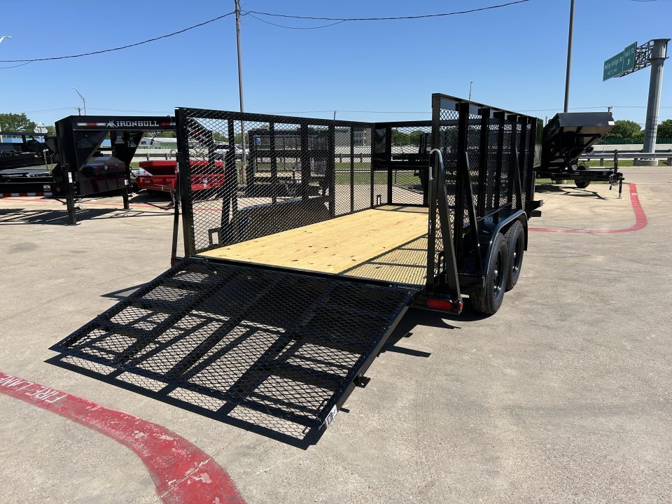 New 2026 Top Hat LS07 83x14 Landscape Trailer