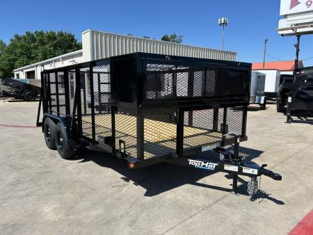 New 2026 Top Hat LS07 83x14 Landscape Trailer