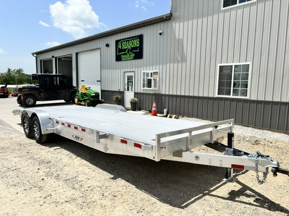 New 2026 H&H Trailers 82X24 9.9K GVWR ALUMINUM Car / Racing Trailer