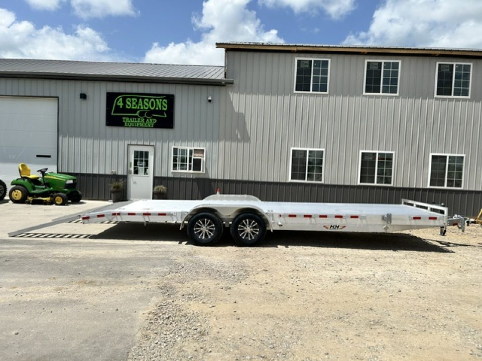 New 2026 H&H Trailers 82X24 9.9K GVWR ALUMINUM Car / Racing Trailer