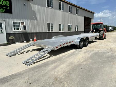 New 2026 H&H Trailers 82X24 9.9K GVWR ALUMINUM Car / Racing Trailer