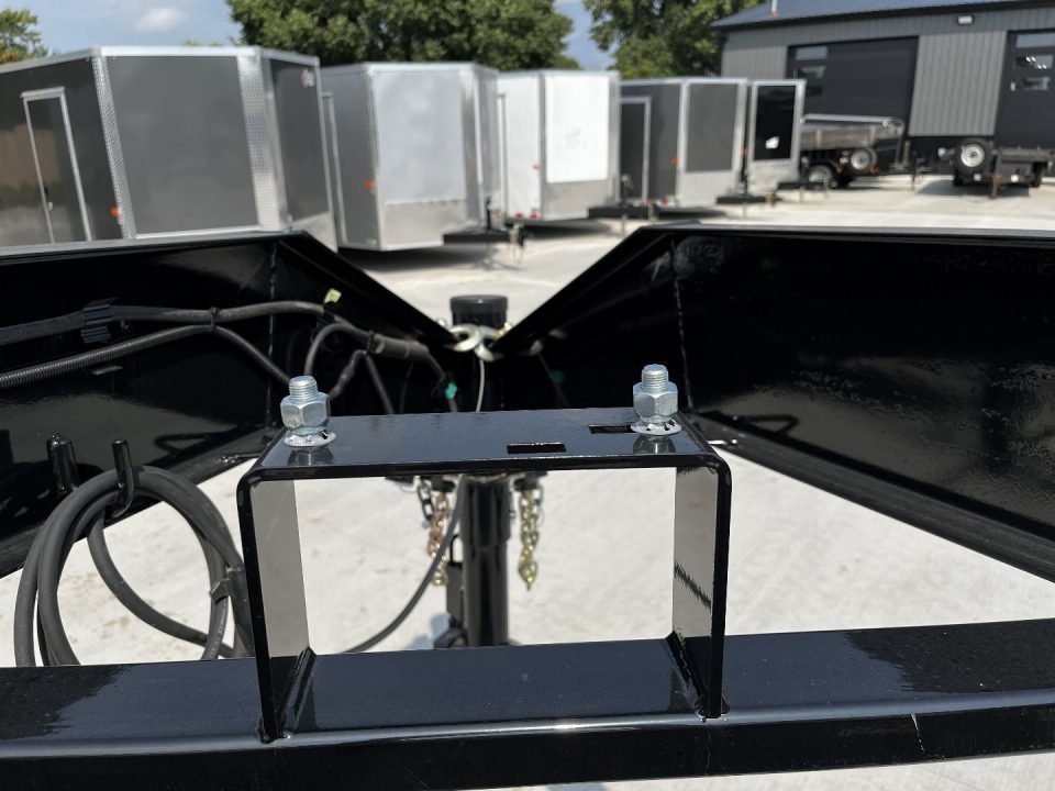 New 2026 H&H Gooseneck POWER TILT 24' 2-7000lb  axles=14K Car Hauler Trailer