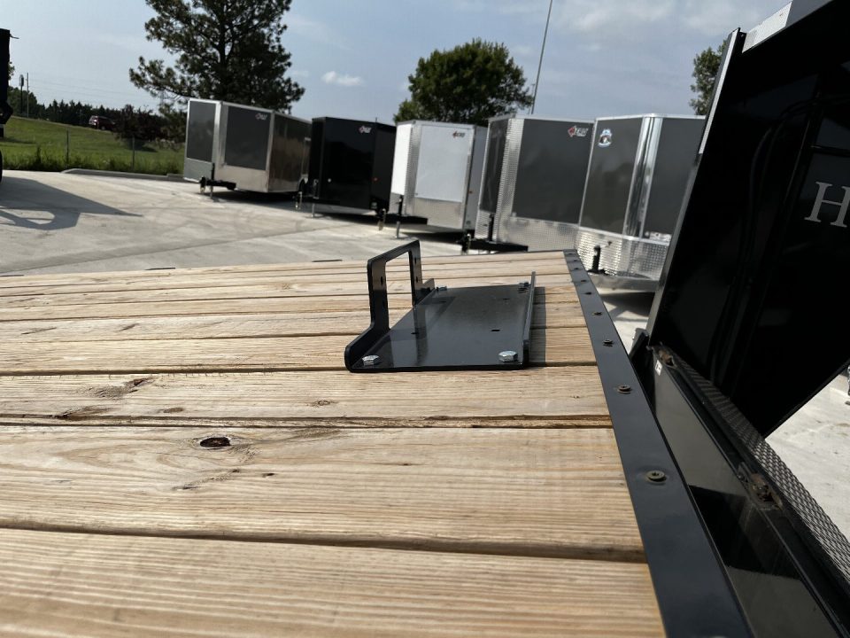 New 2026 H&H Gooseneck POWER TILT 24' 2-7000lb  axles=14K Car Hauler Trailer
