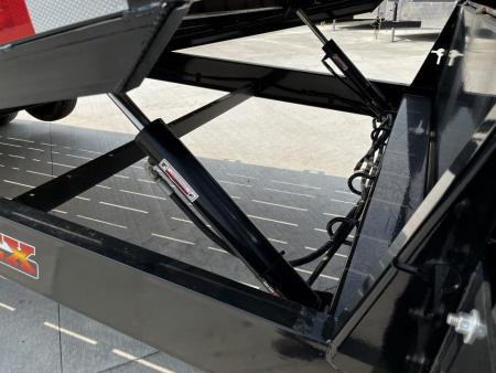 New 2026 H&H Gooseneck POWER TILT 24' 2-7000lb  axles=14K Car Hauler Trailer