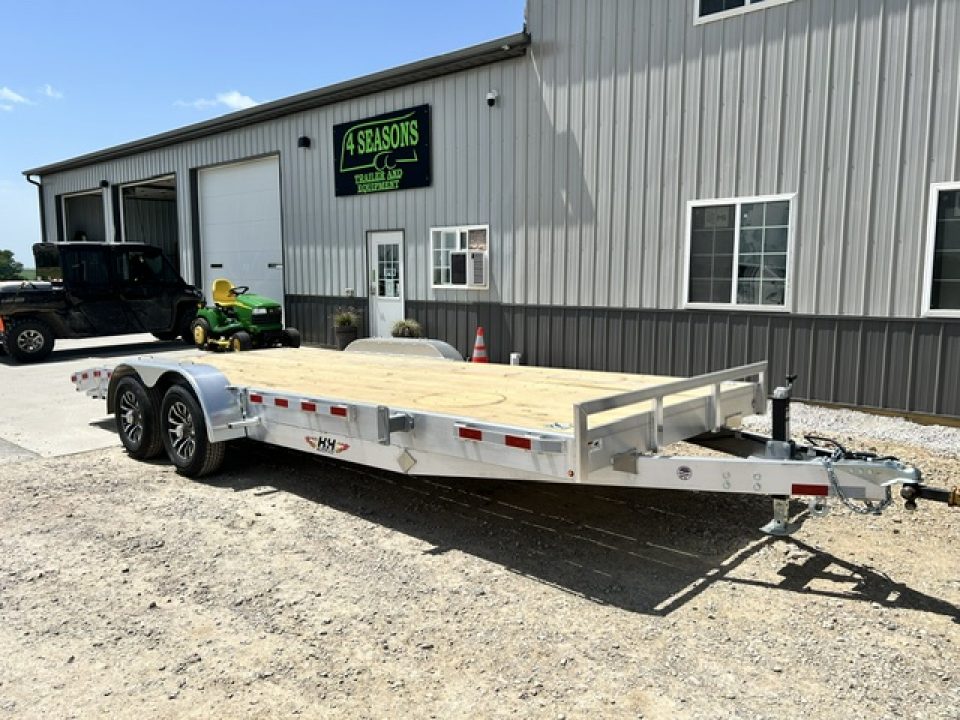 New 2026 H&H Trailers 82X20 9.9K GVWR ALUMINUM WOOD FLOOR Car / Racing Trailer