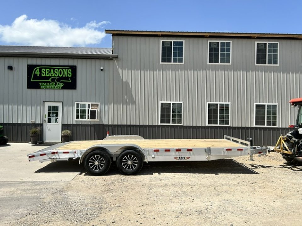 New 2026 H&H Trailers 82X20 9.9K GVWR ALUMINUM WOOD FLOOR Car / Racing Trailer