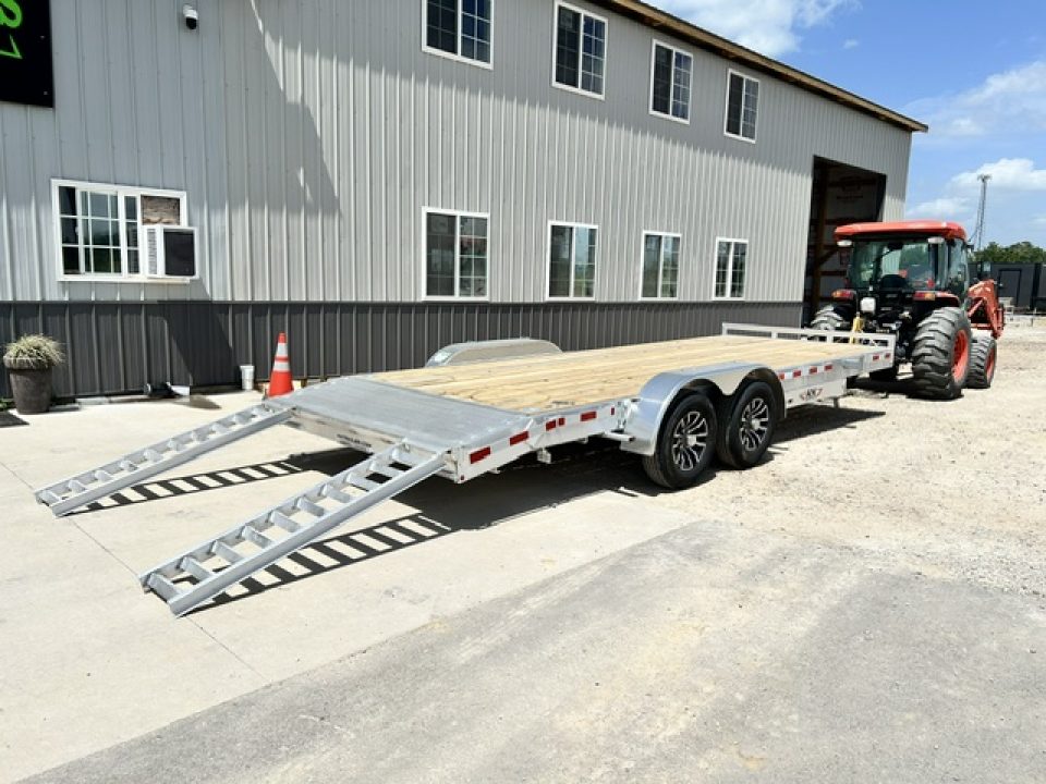 New 2026 H&H Trailers 82X20 9.9K GVWR ALUMINUM WOOD FLOOR Car / Racing Trailer