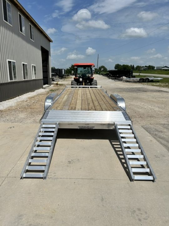 New 2026 H&H Trailers 82X20 9.9K GVWR ALUMINUM WOOD FLOOR Car / Racing Trailer