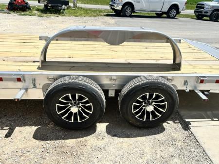 New 2026 H&H Trailers 82X20 9.9K GVWR ALUMINUM WOOD FLOOR Car / Racing Trailer