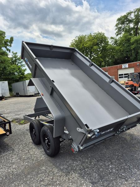New 2027 BWISE DT10 7x12 10K Tandem Axle Dump Trailer