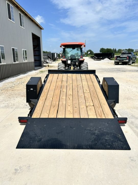 New 2026 H&H Trailers NEW 78"X12' HD SINGLE AXLE TILT SCISSOR LIFT TRAILER Equipment Trailer