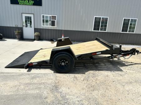New 2026 H&H Trailers NEW 78"X12' HD SINGLE AXLE TILT SCISSOR LIFT TRAILER Equipment Trailer