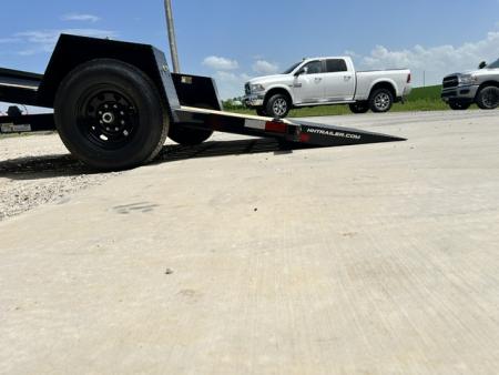 New 2026 H&H Trailers NEW 78"X12' HD SINGLE AXLE TILT SCISSOR LIFT TRAILER Equipment Trailer