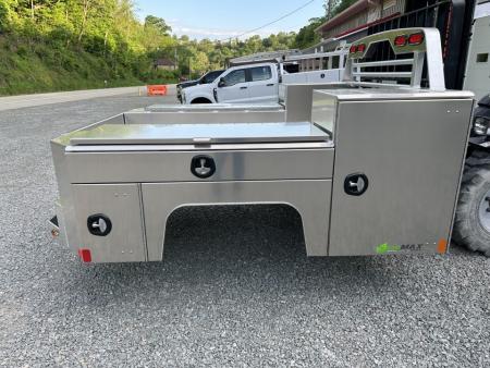 New Martin Truck Bodies Aluminum Gooseneck Service Body DRW 8' SMOOTH APPEARANCE