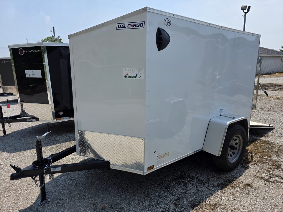 New 2027 US Cargo 5X8 RAMP DOOR SIDE DOOR MOTORCYCLE ATV HAULER Cargo / Enclosed Trailer