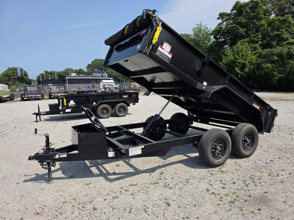 New 2027 Force 6X12 10K DUMP TRAILER 6 X 12 WITH TARP KIT Dump Trailer