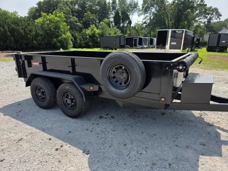 New 2027 Force 6X12 10K DUMP TRAILER 6 X 12 WITH TARP KIT Dump Trailer