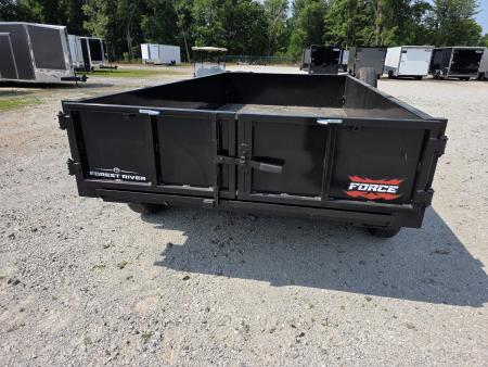 New 2027 Force 6X12 10K DUMP TRAILER 6 X 12 WITH TARP KIT Dump Trailer
