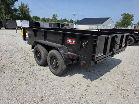 New 2027 Force 6X12 10K DUMP TRAILER 6 X 12 WITH TARP KIT Dump Trailer