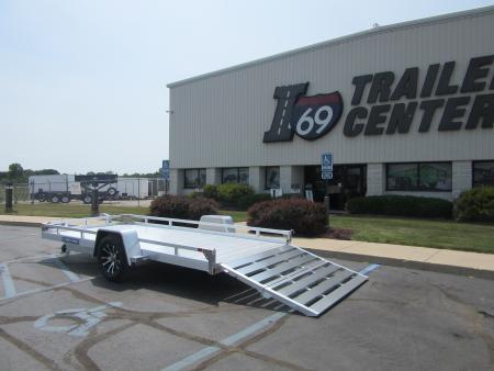 New 2026 Sure-Trac 7 x 14 ST-LSA8214-030 Aluminum Low Side Utility Trailer 3K