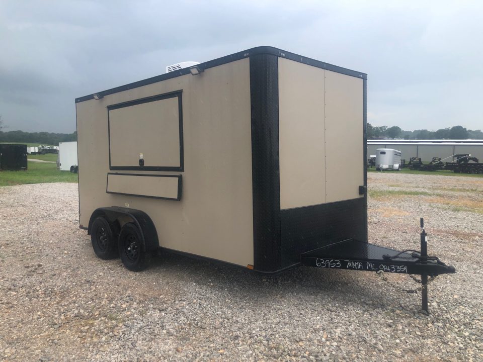 Used 2025 Quality Cargo 7x14 Tandem 7K Concession Trailer (LIKE NEW)