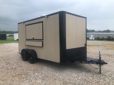 Used 2025 Quality Cargo 7x14 Tandem 7K Concession Trailer (LIKE NEW)