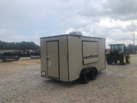 Used 2025 Quality Cargo 7x14 Tandem 7K Concession Trailer (LIKE NEW)