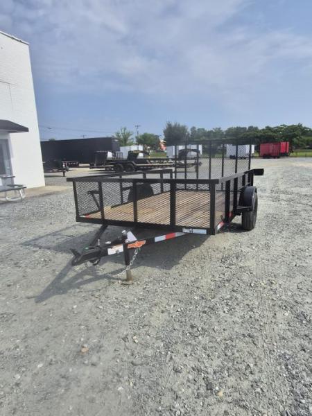 New 2026 Down 2 Earth Trailers 6x12 w/ Gate and 2  Expanded Metal Sides Utility Trailer