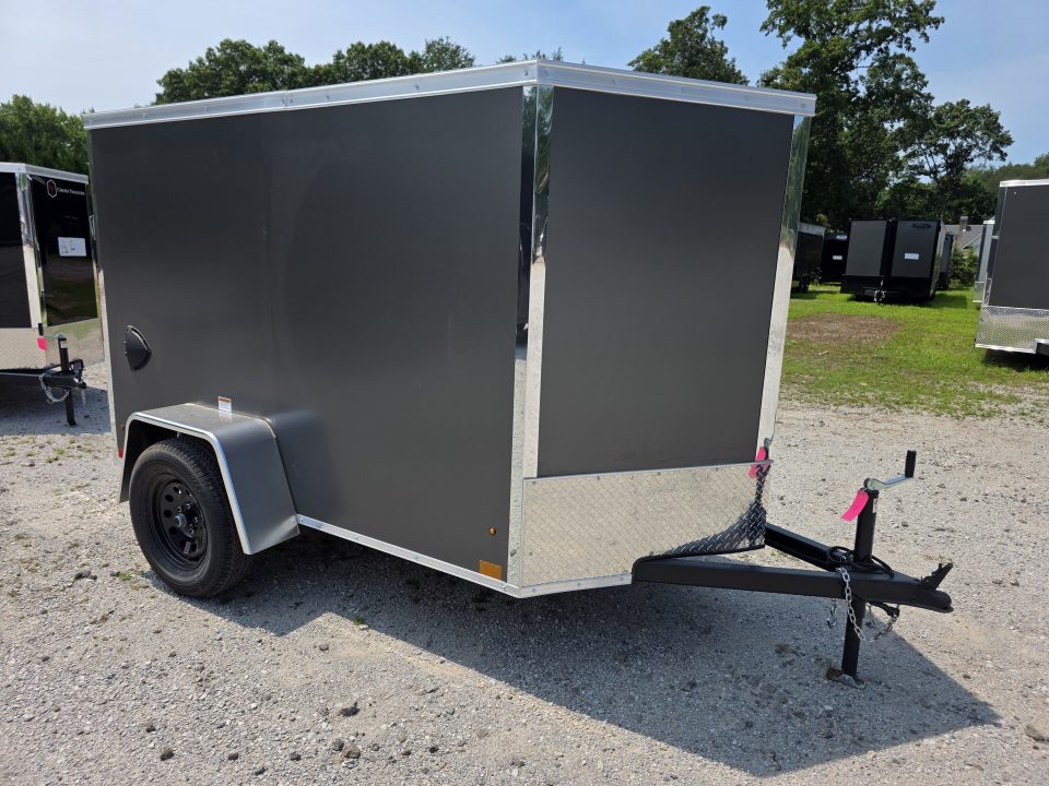 New 2026 Cross Trailers 5X8 screwless RAMP DOOR CARGO ENCLOSED TRAILER 5 X 8 Cargo / Enclosed Trailer