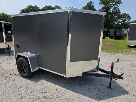 New 2026 Cross Trailers 5X8 screwless RAMP DOOR CARGO ENCLOSED TRAILER 5 X 8 Cargo / Enclosed Trailer