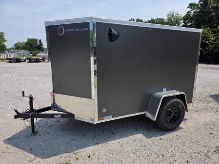 New 2026 Cross Trailers 5X8 screwless RAMP DOOR CARGO ENCLOSED TRAILER 5 X 8 Cargo / Enclosed Trailer