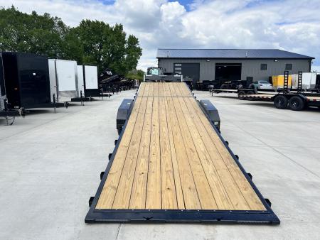 New 2026 H&H Gooseneck SPEEDLOADER 28' POWER TILT 14K, winch plate