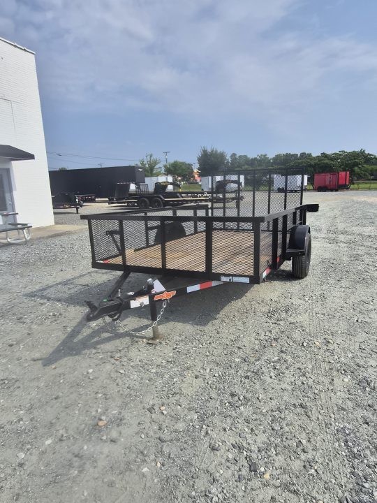 New 2026 Down 2 Earth Trailers 6x12 w/ Gate and 2" Expanded Metal Sides Utility Trailer