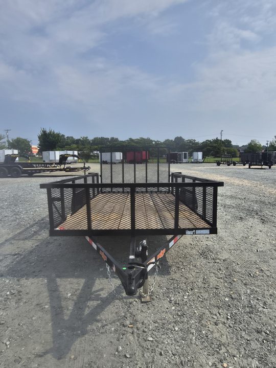 New 2026 Down 2 Earth Trailers 6x12 w/ Gate and 2" Expanded Metal Sides Utility Trailer