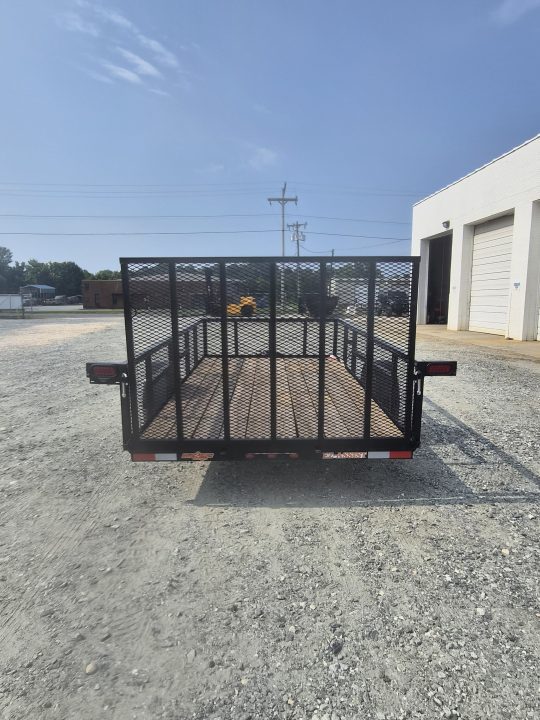 New 2026 Down 2 Earth Trailers 6x12 w/ Gate and 2" Expanded Metal Sides Utility Trailer