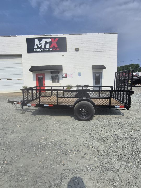 New 2026 Down 2 Earth Trailers 6x12 w/ Gate and 2" Expanded Metal Sides Utility Trailer