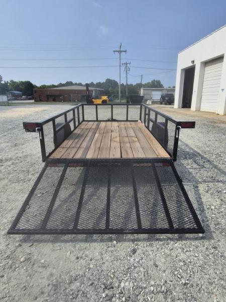 New 2026 Down 2 Earth Trailers 6x12 w/ Gate and 2" Expanded Metal Sides Utility Trailer